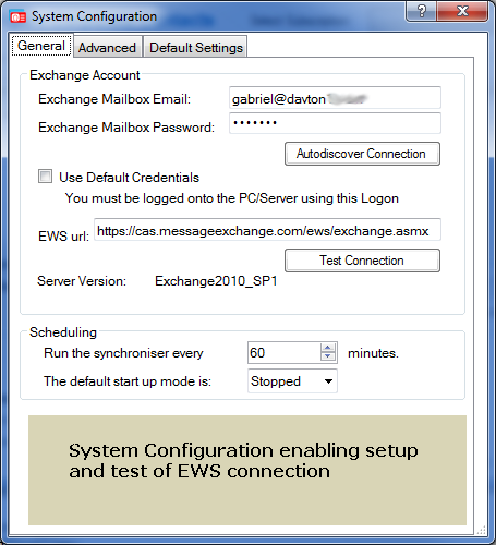 System Configuration Form