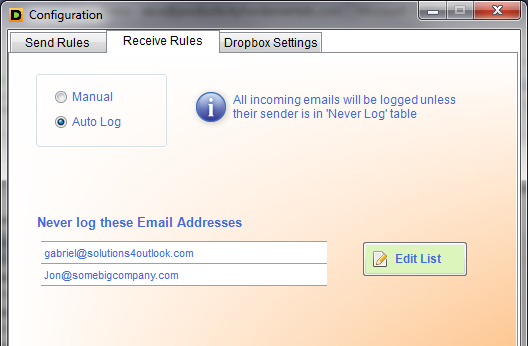 CRM Email Rules