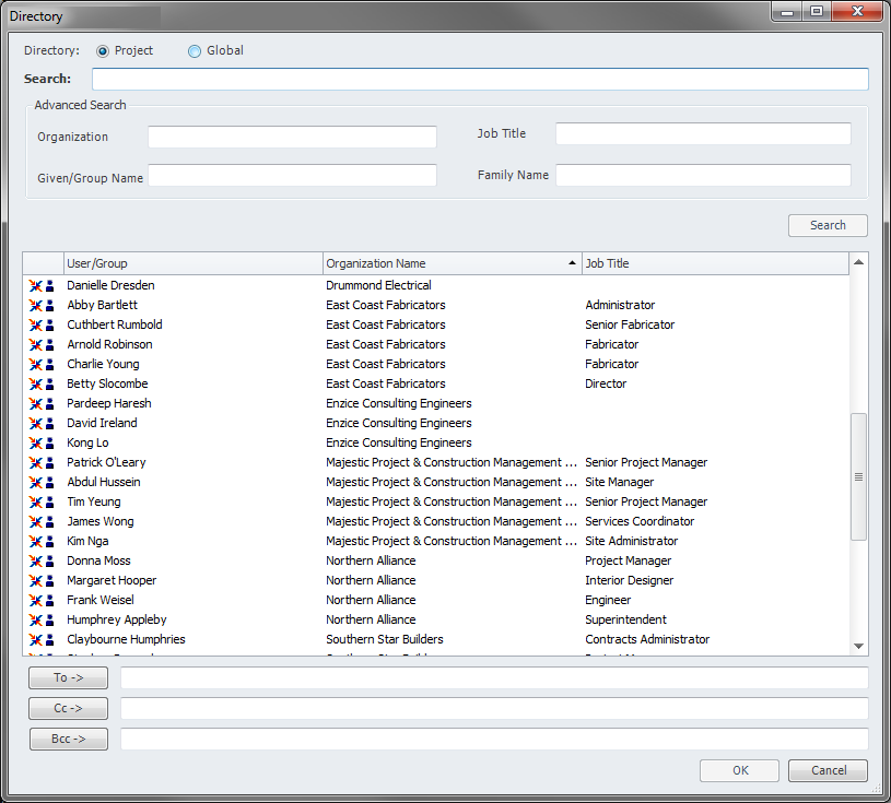 External Directory Search