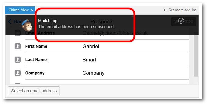 Subscribed